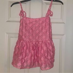 Barbiecore Bubblegum Peplum Top